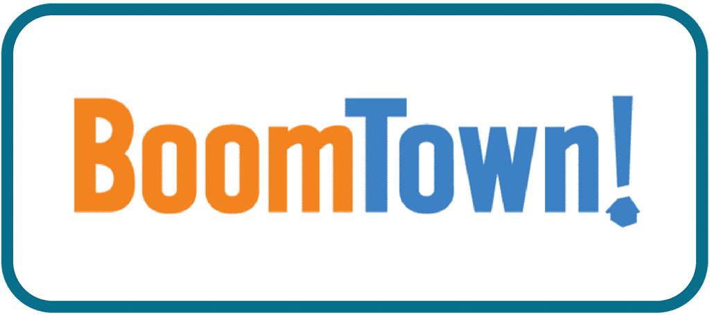 Real estate lead generation company: BoomTown logo