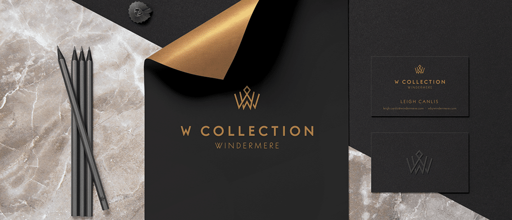 The W Collection From Windermere Real Estate Business Cards