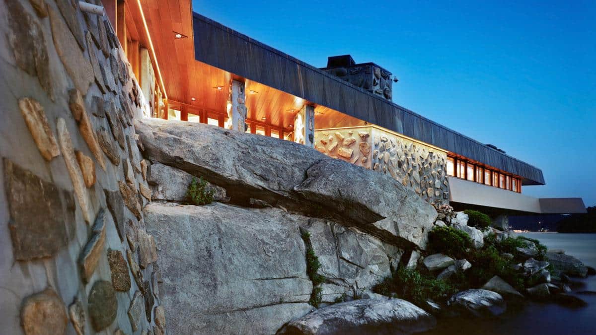 A Hidden Jewel: Private Island With Two Frank Lloyd Wright Homes