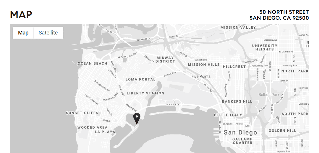 Map - San Diego CA