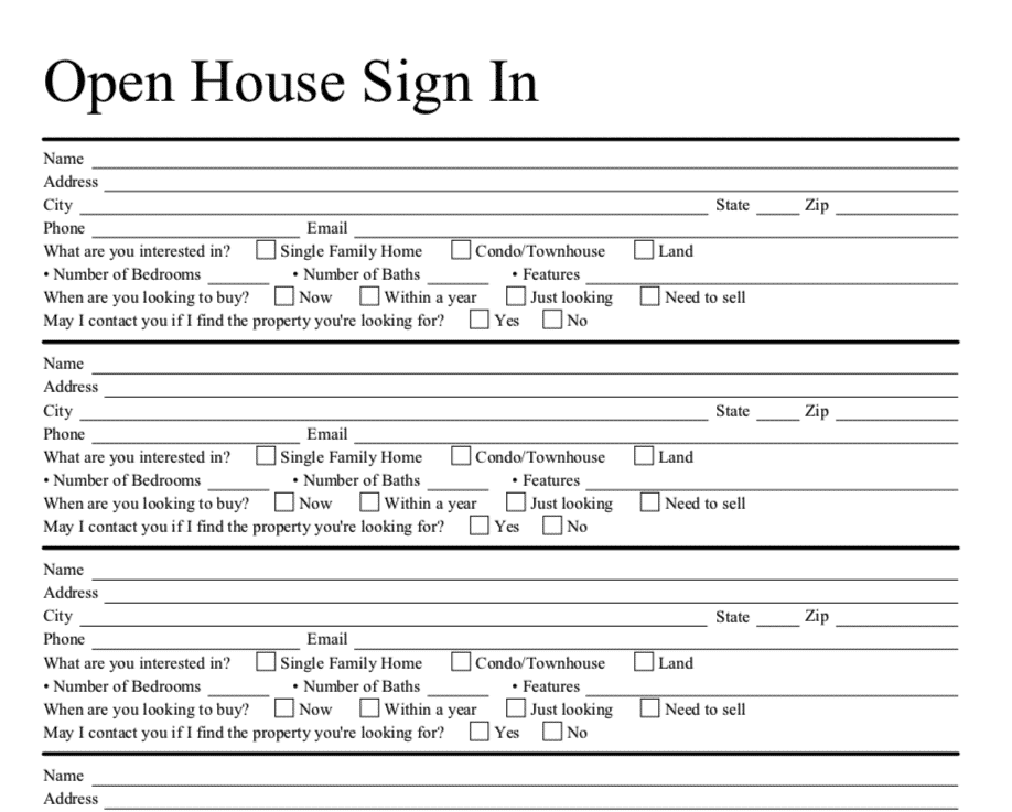 8 Open House Email Template Perfect Template Ideas