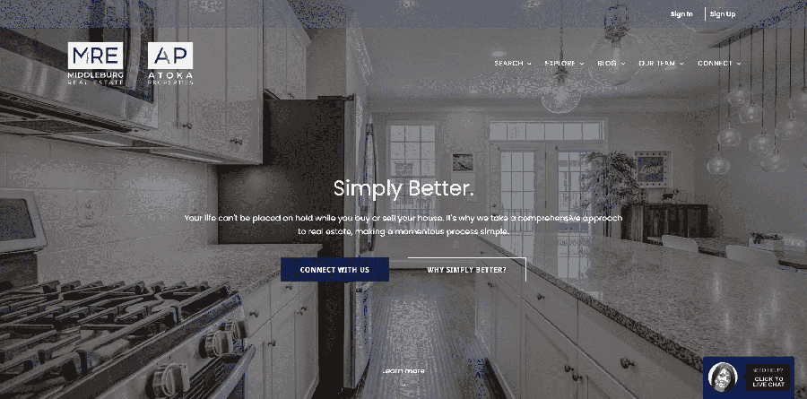 Beautifully Designed Website from Placester