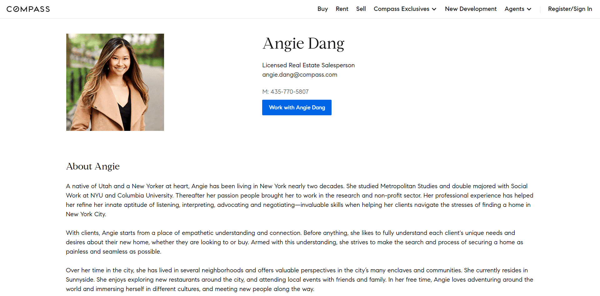 Angie Dang Profile
