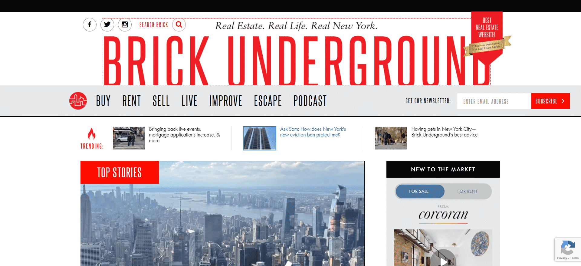 Brick Underground Blog site