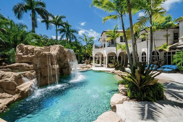 Spanish style mansion in Boca Raton, Florida