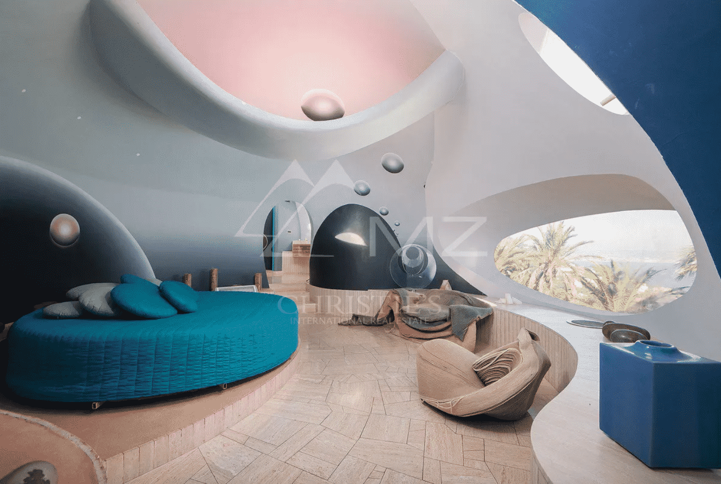 The Bubble Palace bedroom design
