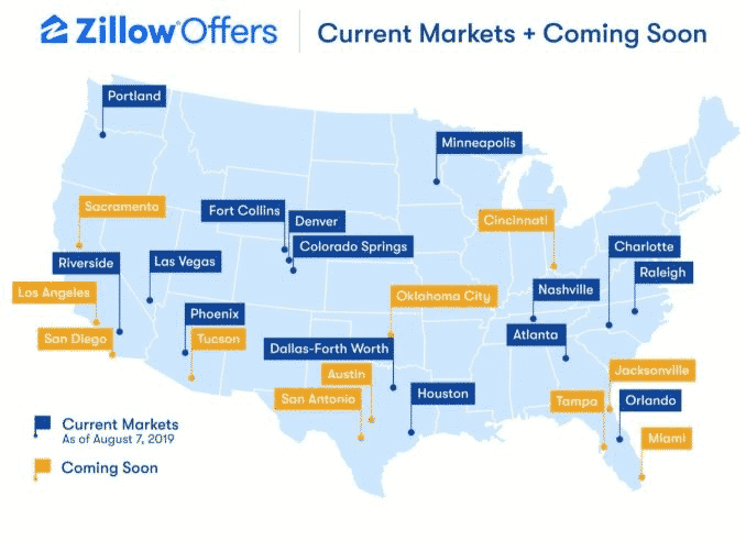 Zillow Offers Map