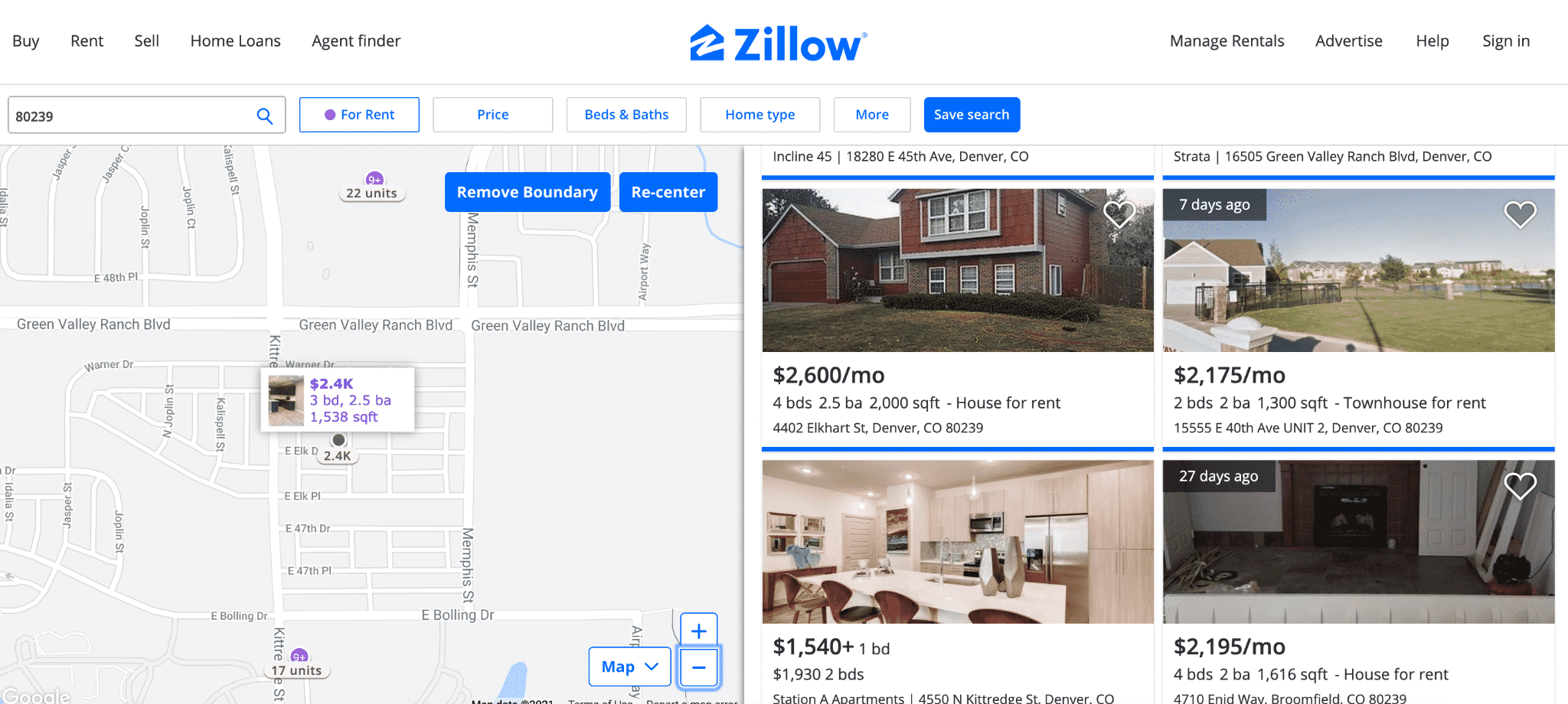 Research Rental Comps from Zillow