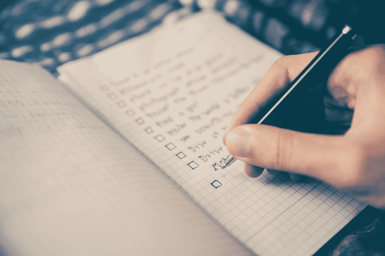 making your own checklist