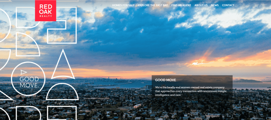 example website created by real estate software provider Propertybase GO