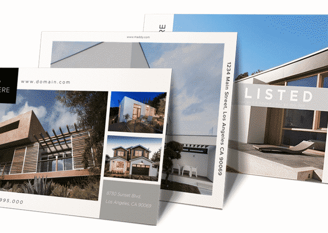 Regularly Scheduled Real Estate Postcards & Flyers