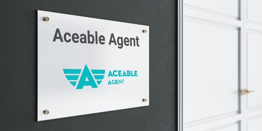Aceable Agent sign board