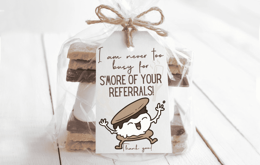 S’mores kit with adorable card from Etsy