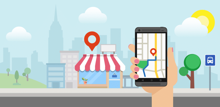 Google My Business mobile interface