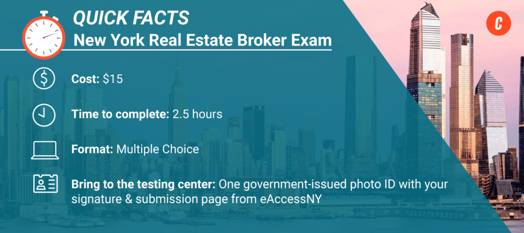 Infographic: Quick Facts - New York Real Estate Broker Exam