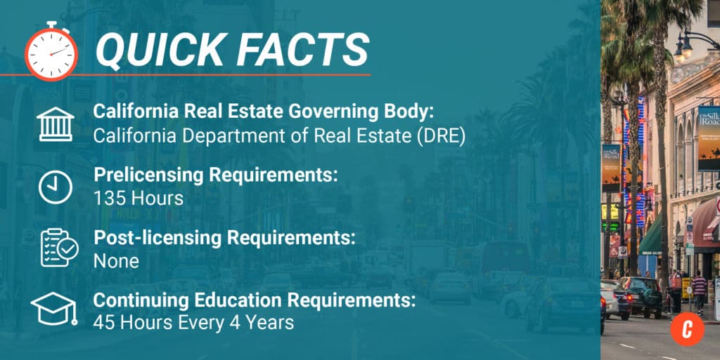 Infographic - Quick Facts - California Real Estate Licensing and Education