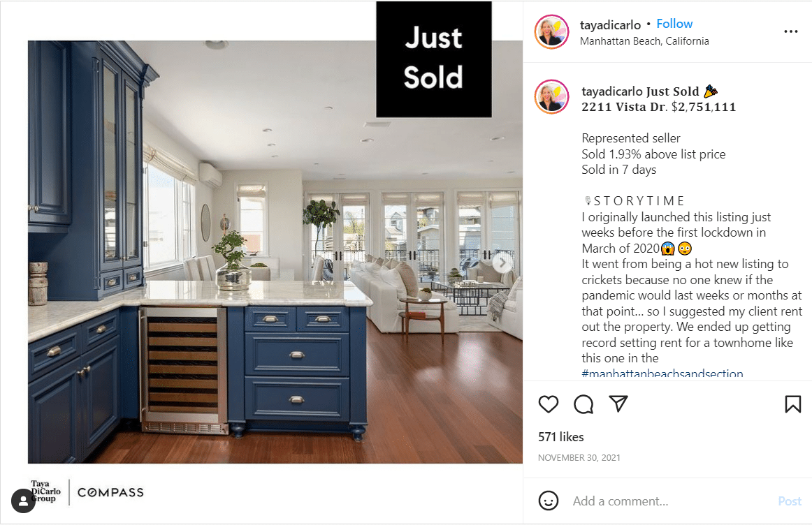 Tell a Story With Your Listing Posts in Instagram