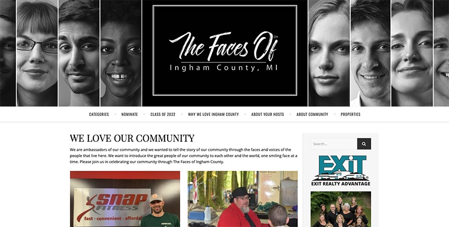 The Faces Of Website