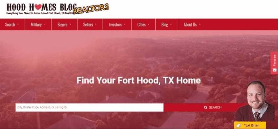 Hood Homes website