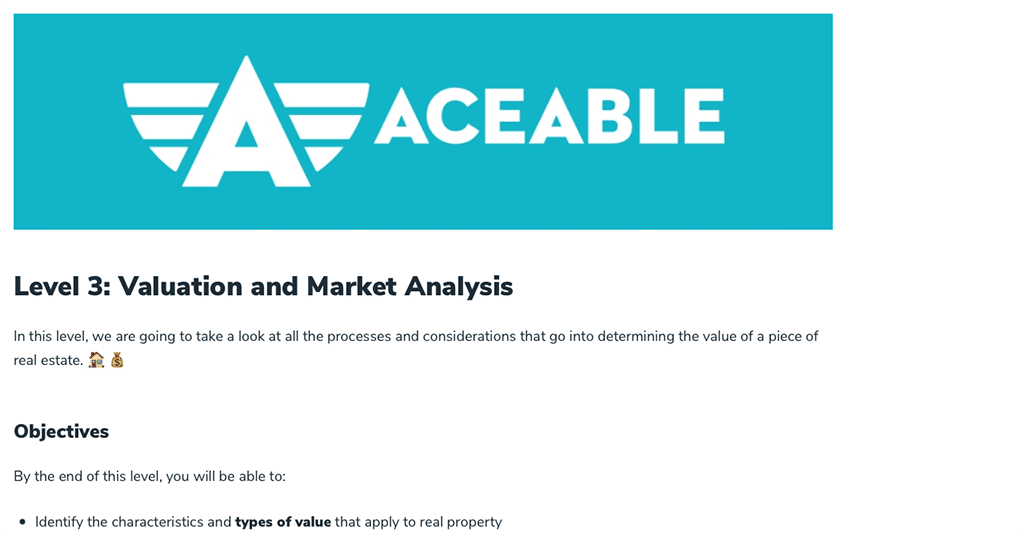 Aceable - Valuation and Market Analysis