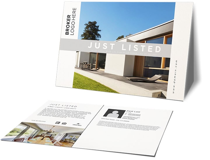 Just Listed Real Estate Postcards from Labcoat