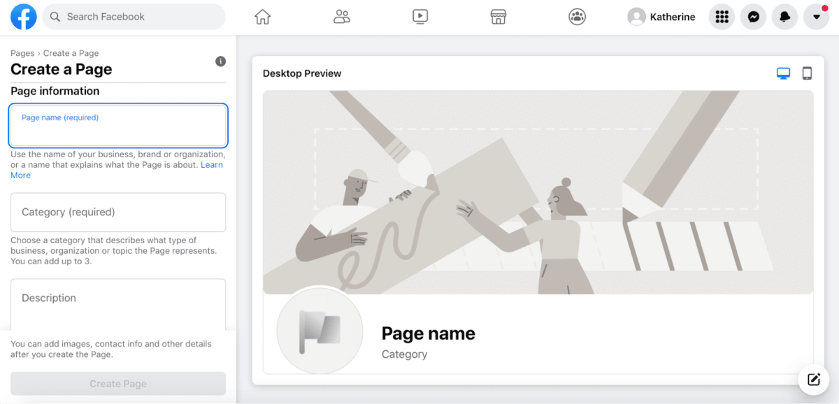 facebook-create-page