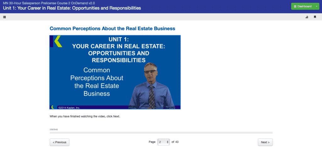 Common Perception about the real estate business course