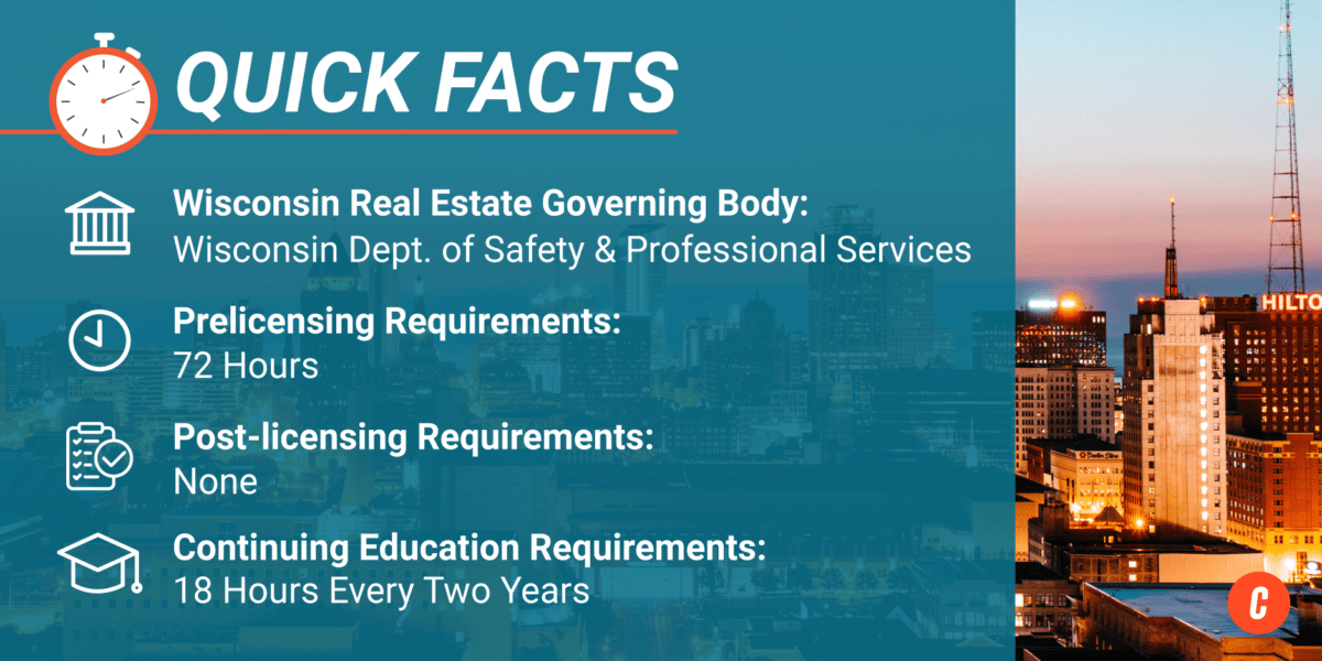 Infographic: Wisconsin Real Estate Schools - Quick Facts