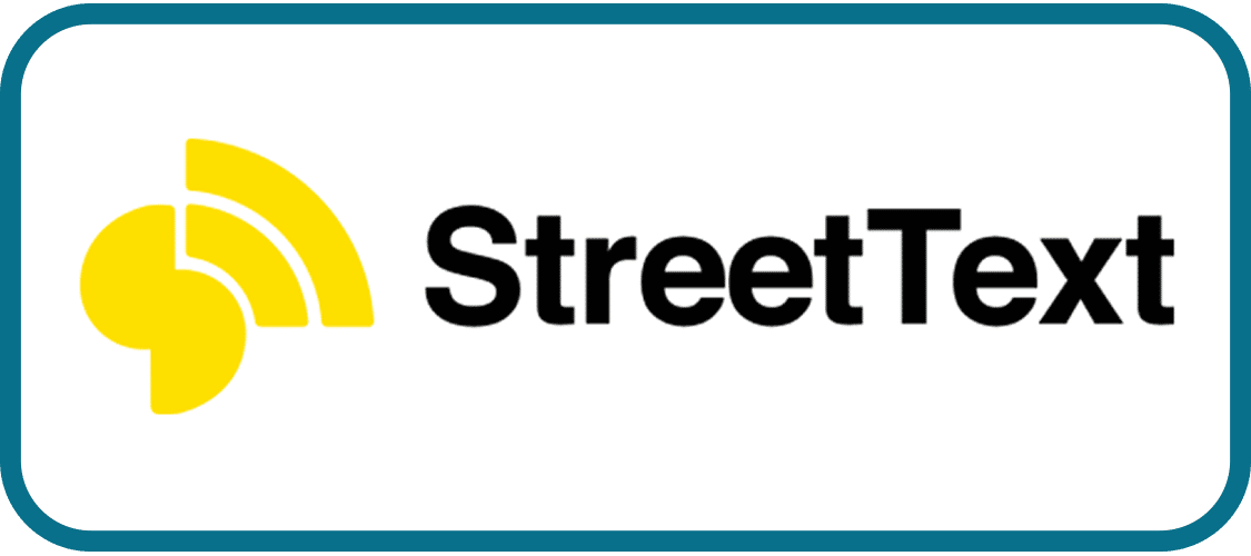 Real estate lead generation company: StreetText logo