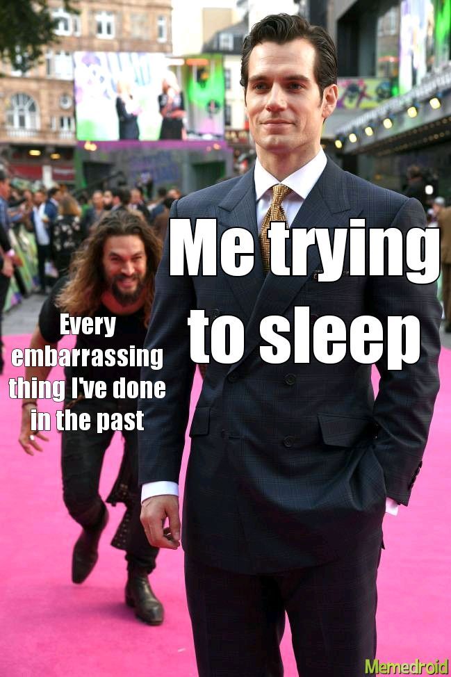 trying to sleep meme