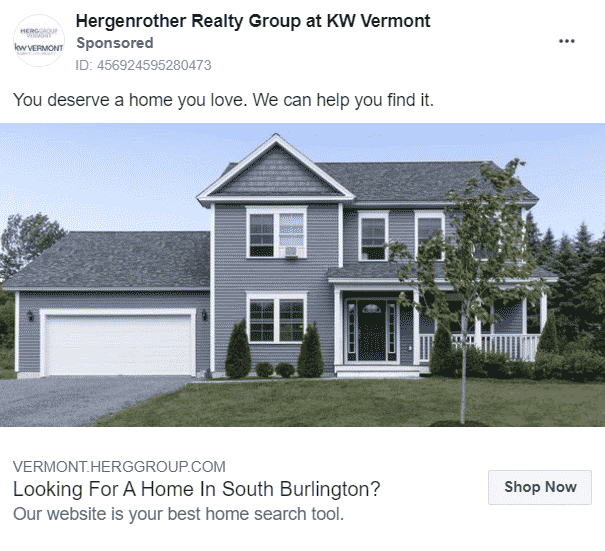 facebook Real Estate Ad Buyer Lead Ad