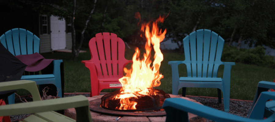 Fall firepit homebuyers event