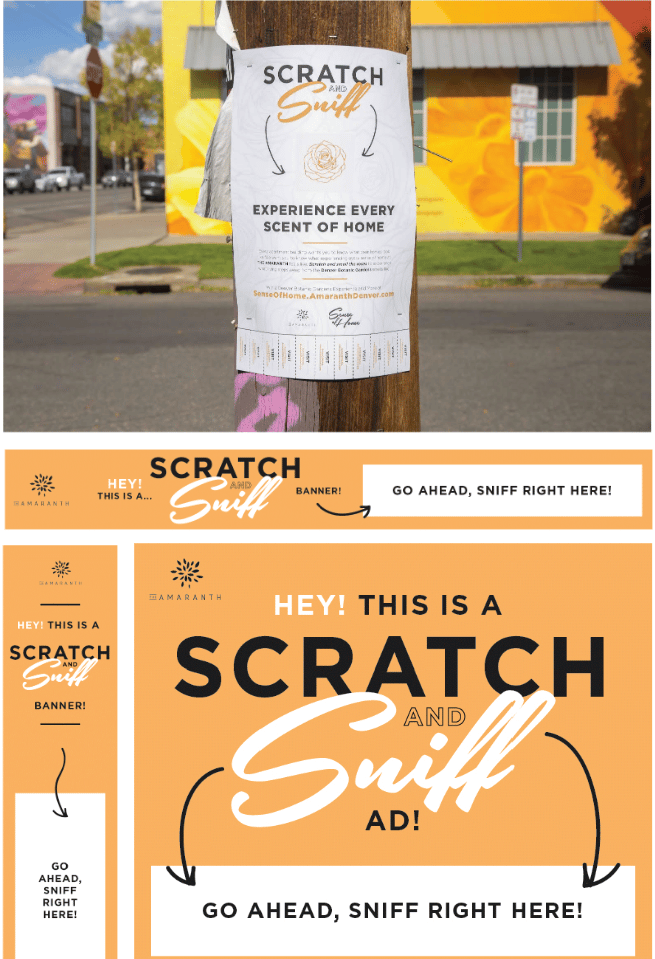 Outdoor Real Estate Ad Sense of Home Scratch & Sniff Ads