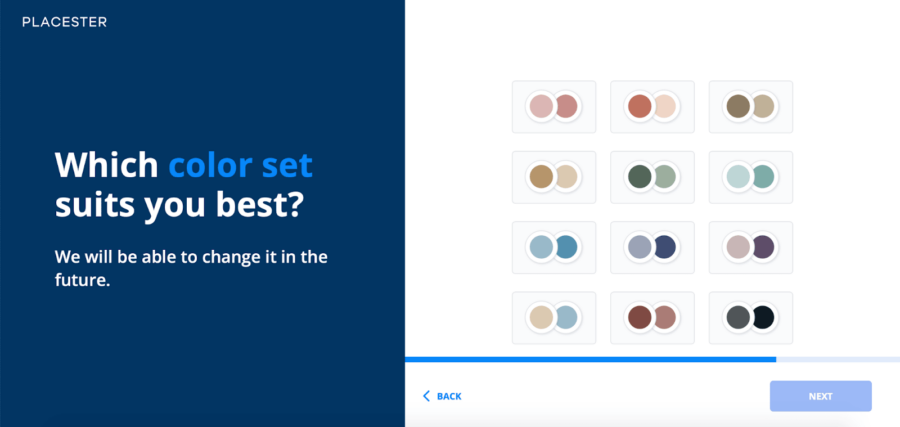 Getting Started with Placester color set