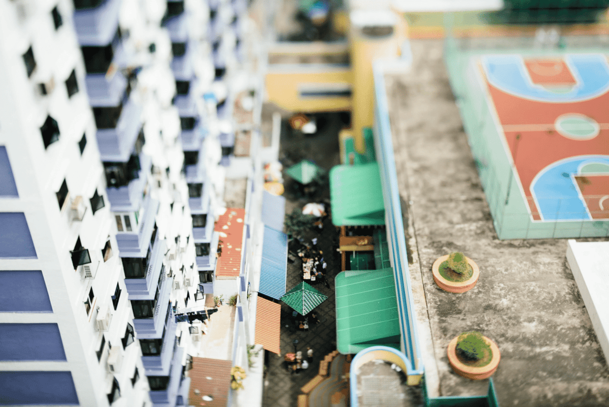 miniature city model
