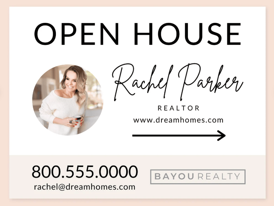 Rachel Parker Real Estate Signs