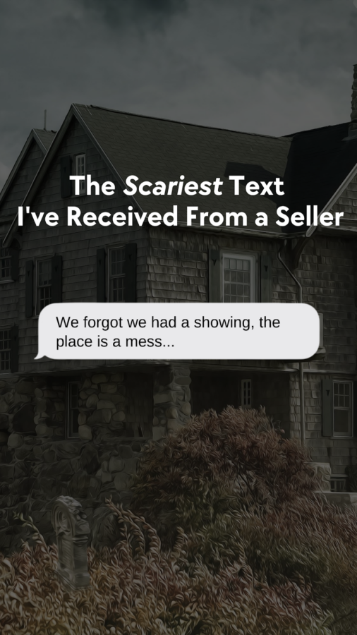 Reels script example - scary texts