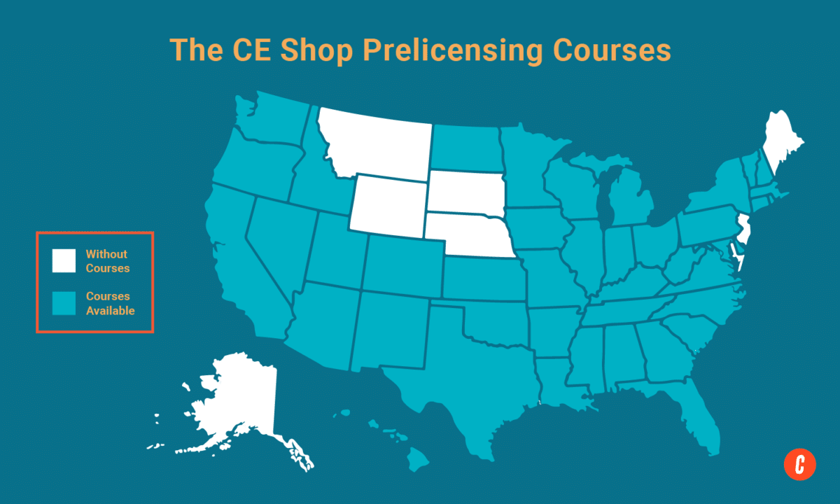 The CE Shop Prelicensing Courses