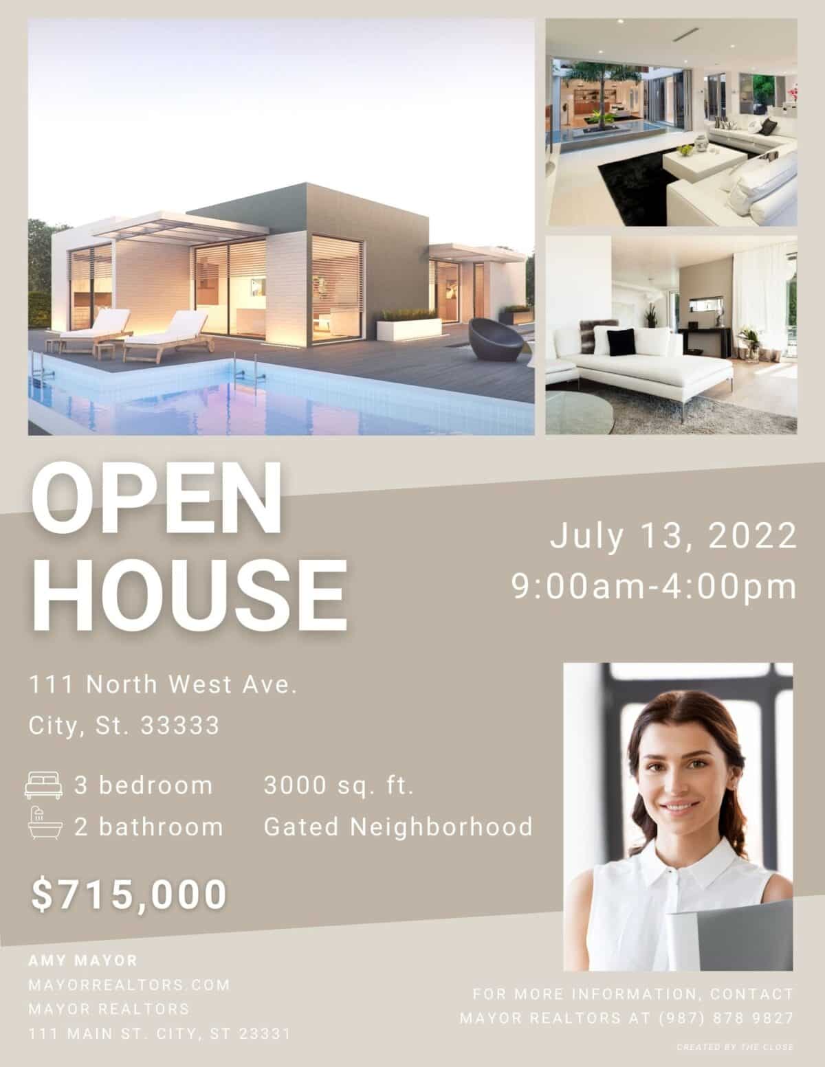 free clipart for open house flier