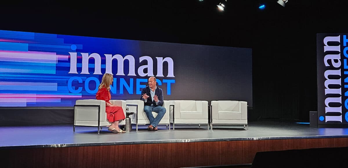 Interview on stage at Inman Connect Las Vegas 2023