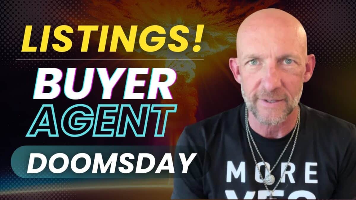 Kevin Ray Ward's YouTube Channel; Image of Kevin Ray Ward; caption "Listings! Buyer Agent Doomsday"