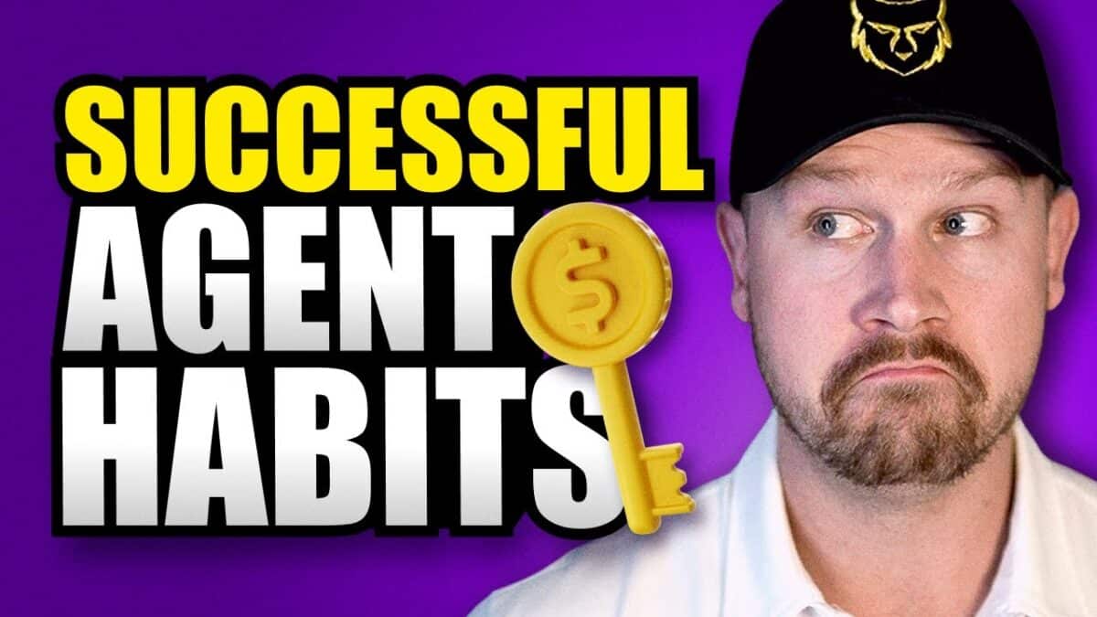 Mike Sherrard YouTube Channel; Image of Mike Sherrard against purple background and a key; caption "Successful Agent Habits"