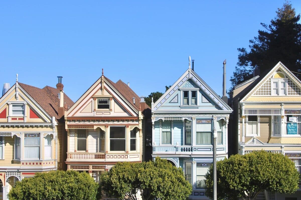 The Painted Ladies in San Francisco, California