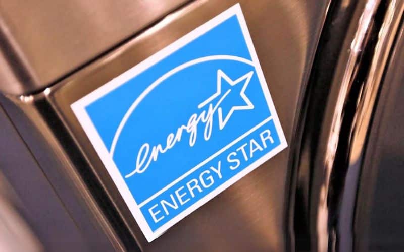 An appliance with an ENERGY STAR label