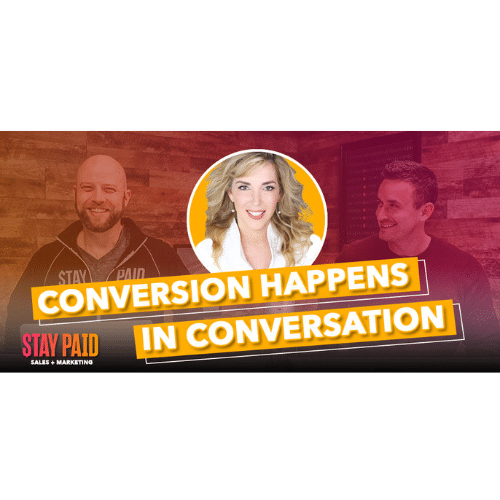 Glennda Baker podcast advertisement for "Conversion Happens in Conversation."