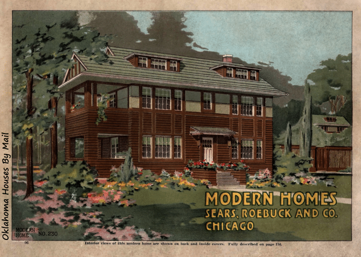 Cover of Sears Modern Homes catalog in 1912